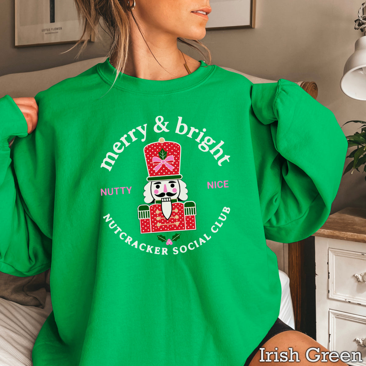 Nutcracker Social Club Christmas Crewneck Sweatshirt