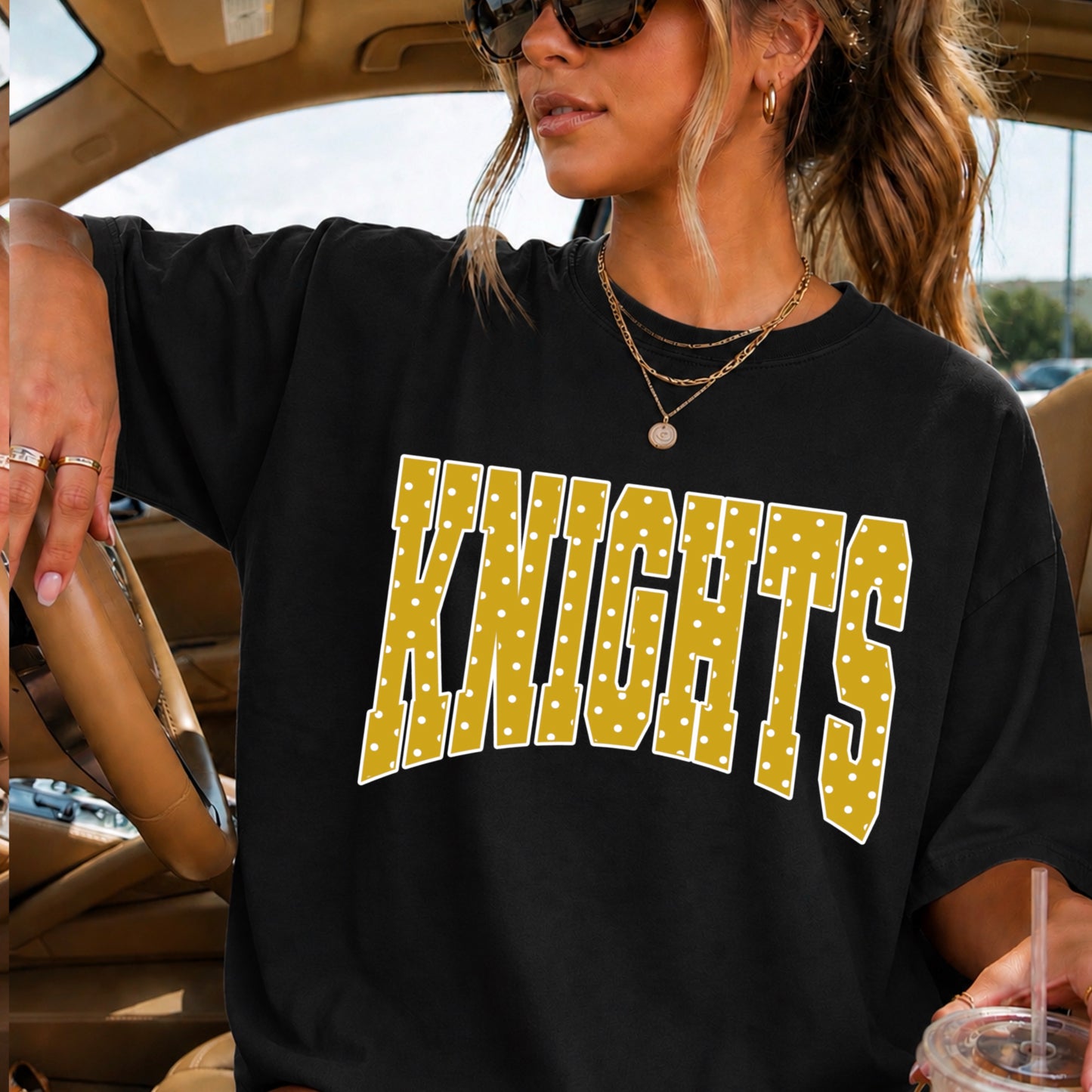 Knights Comfort Color Graphic Tee