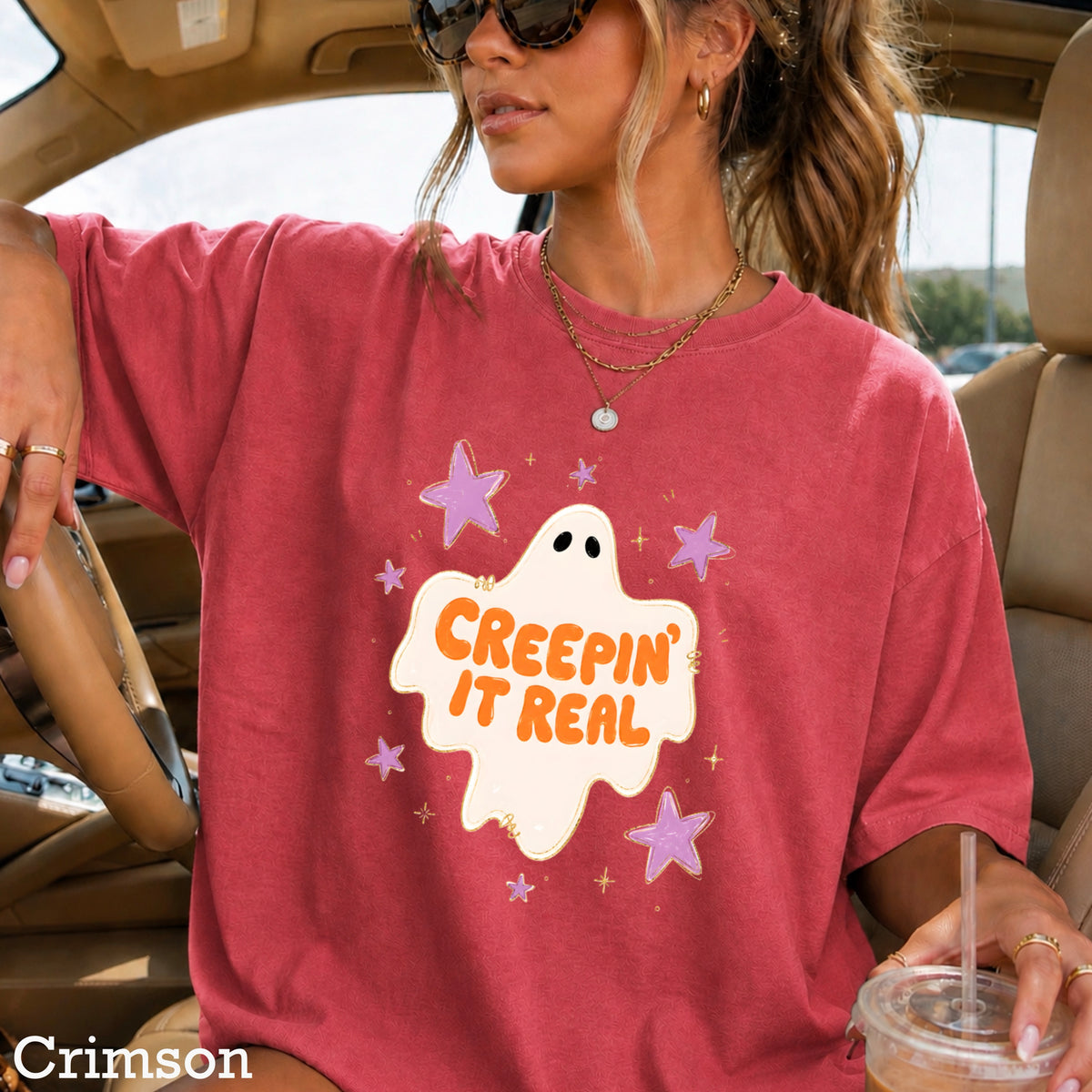 Creepin It Real Comfort Color Graphic Tee