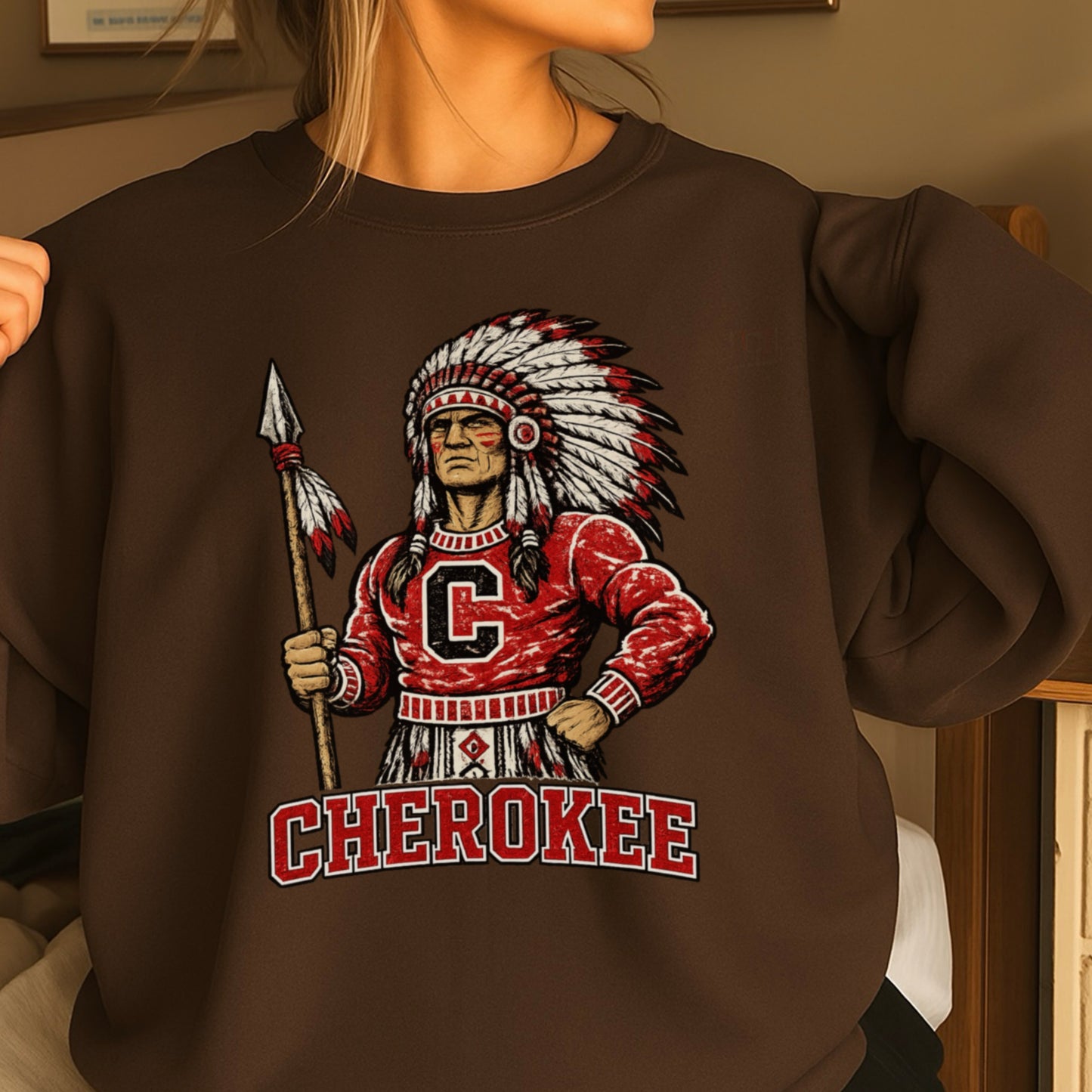 Cherokee Warriors Crewneck Sweatshirt
