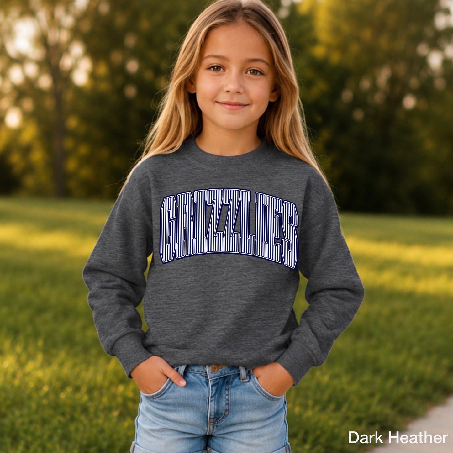 Grizzlies Youth Crewneck Sweatshirt