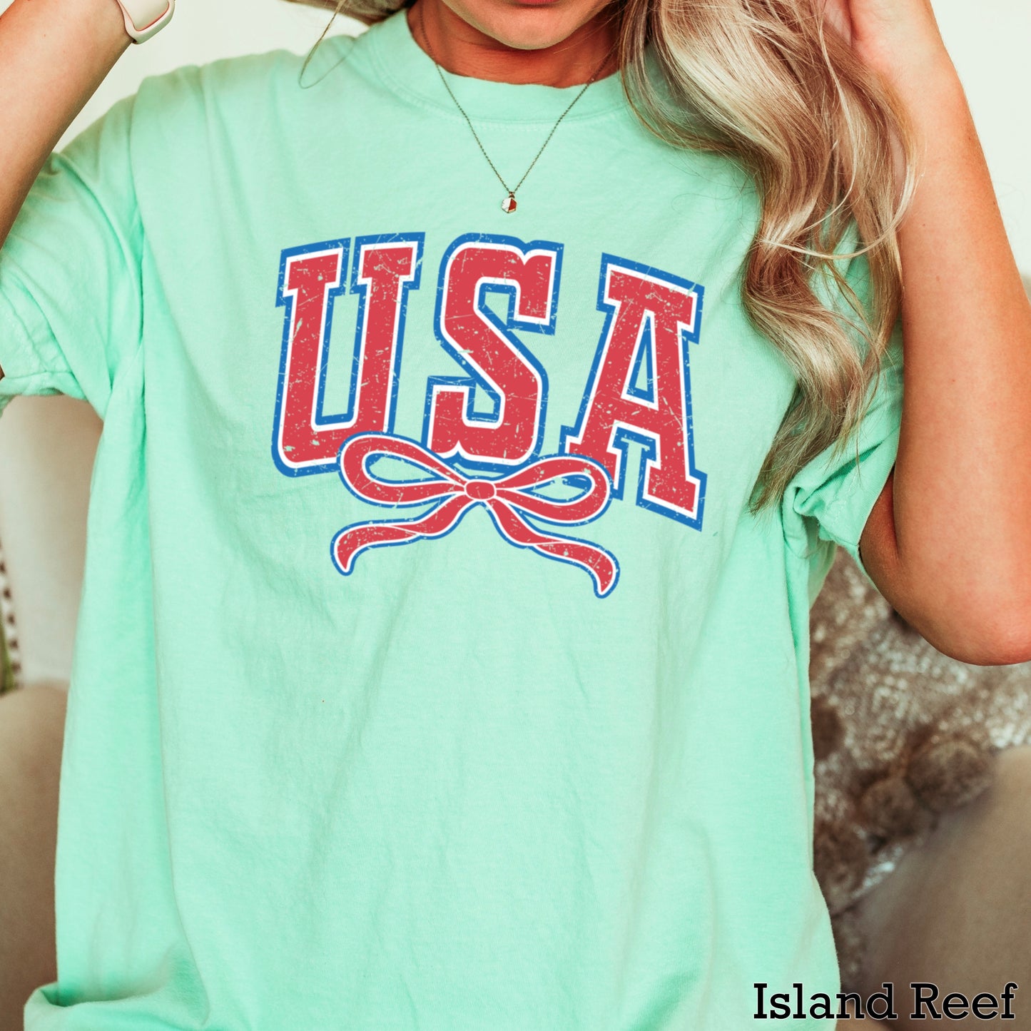 USA Coquette Comfort Color Graphic Tee