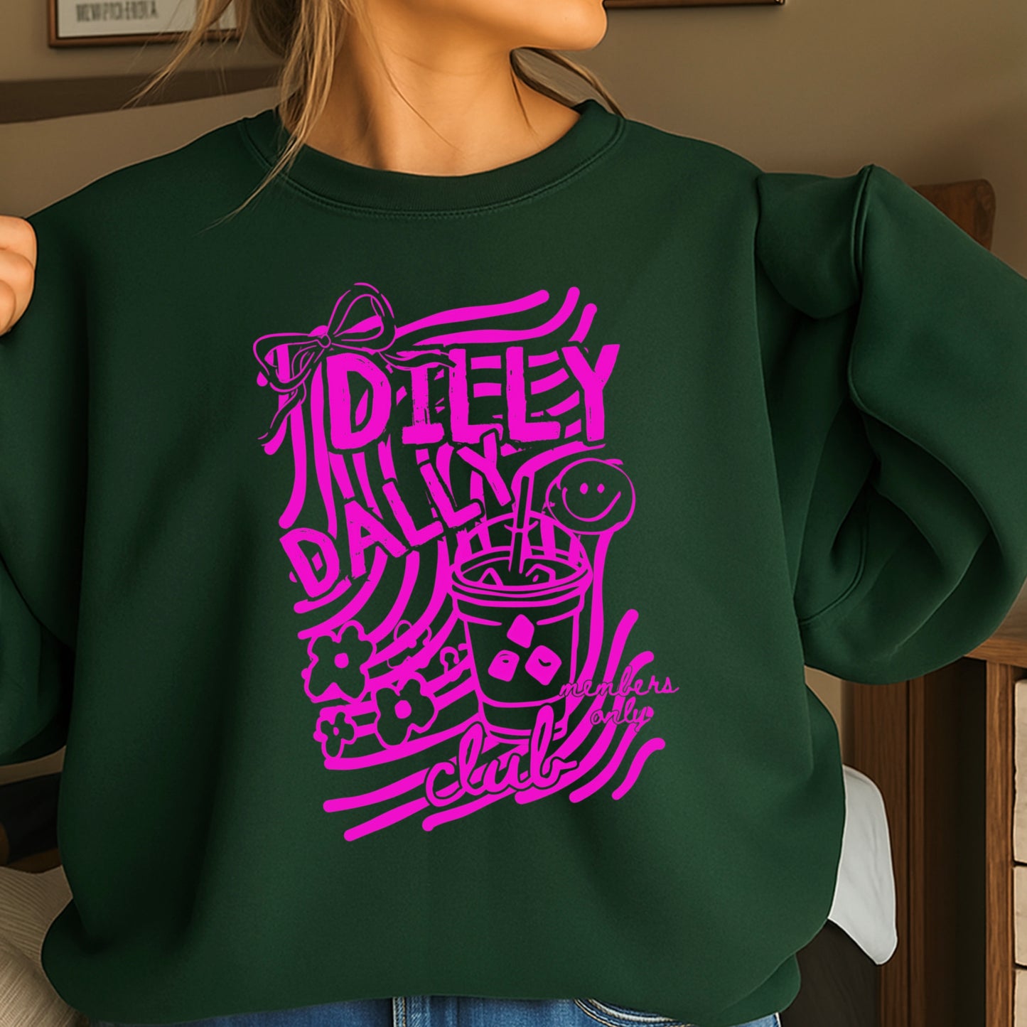 Dilly Dally Club Crewneck Sweatshirt