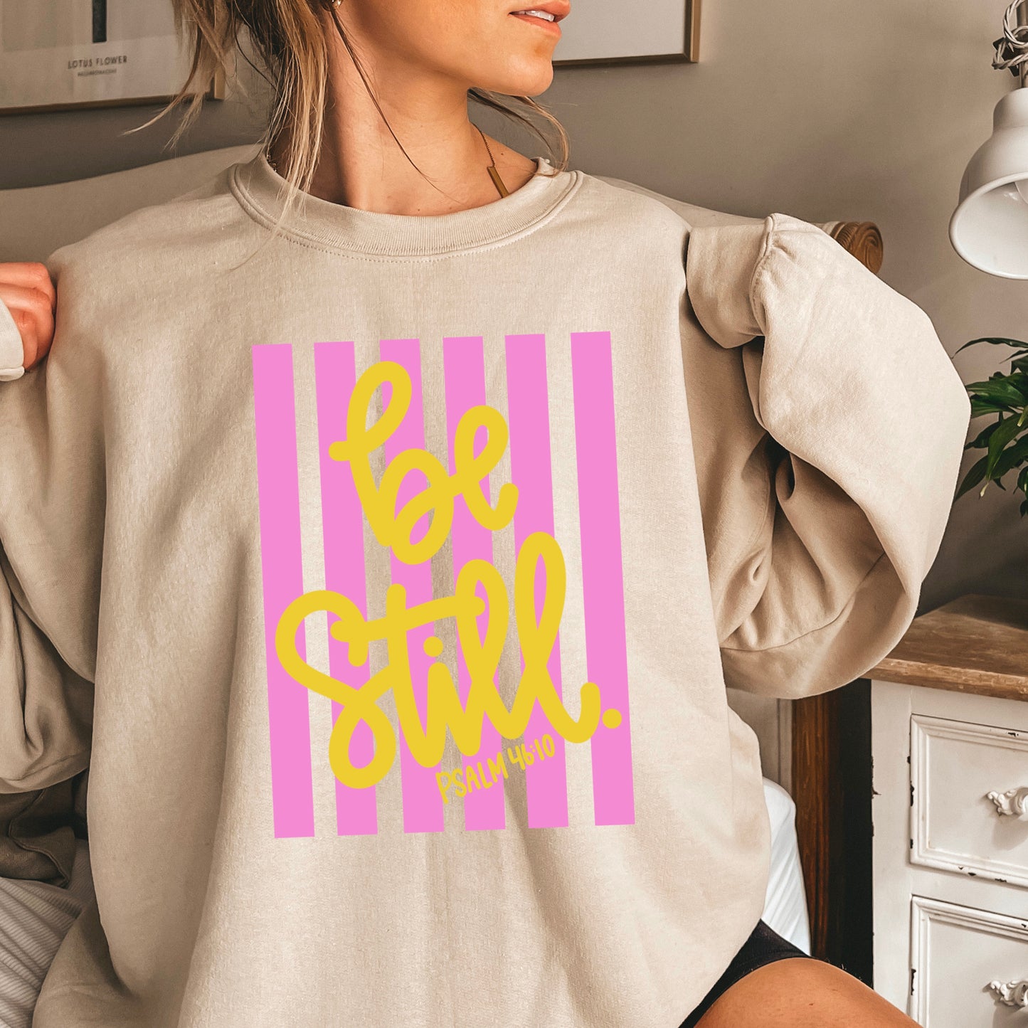Be Still Crewneck Sweatshirt