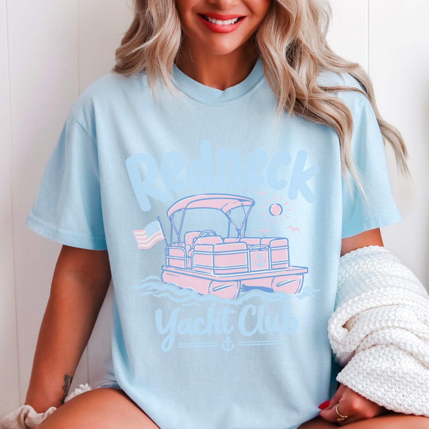 Redneck Yacht Club Comfort Color Graphic Tee