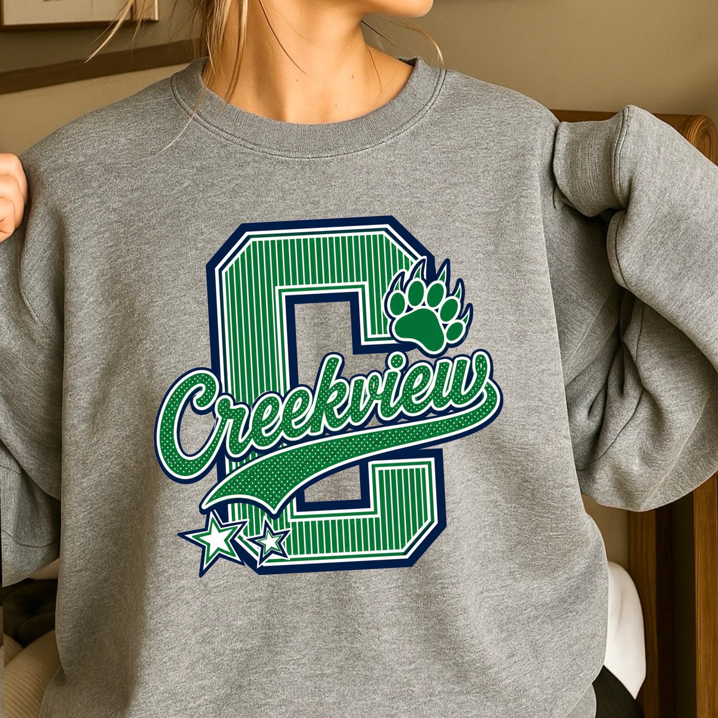 Creekview Grizzlies Crewneck Sweatshirt
