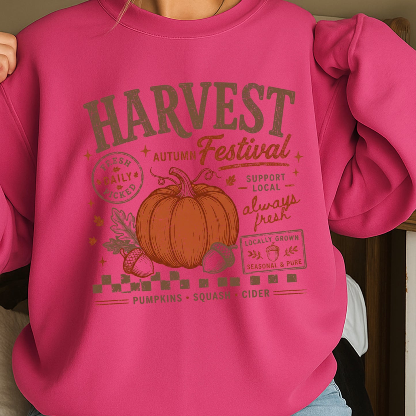 Harvest Festival Fall Crewneck Sweatshirt