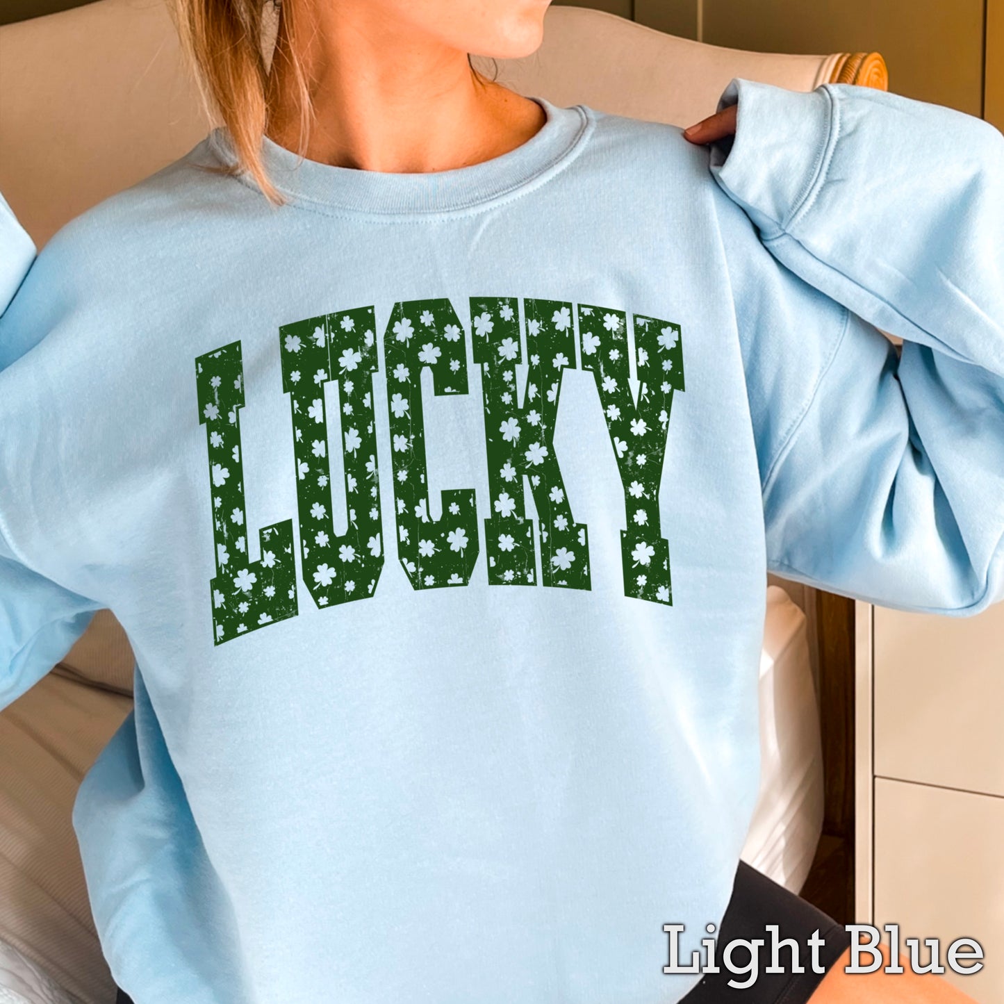 Lucky St. Patrick’s Day Crewneck Sweatshirt