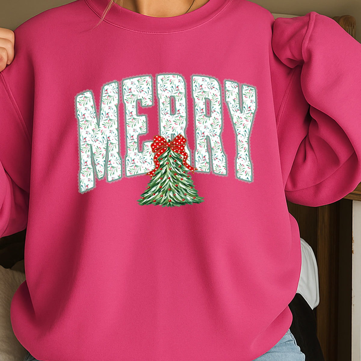 Merry Christmas Crewneck Sweatshirt