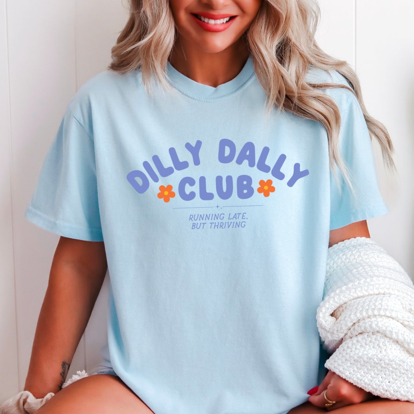 Dilly Dally Club Comfort Color Graphic Tee