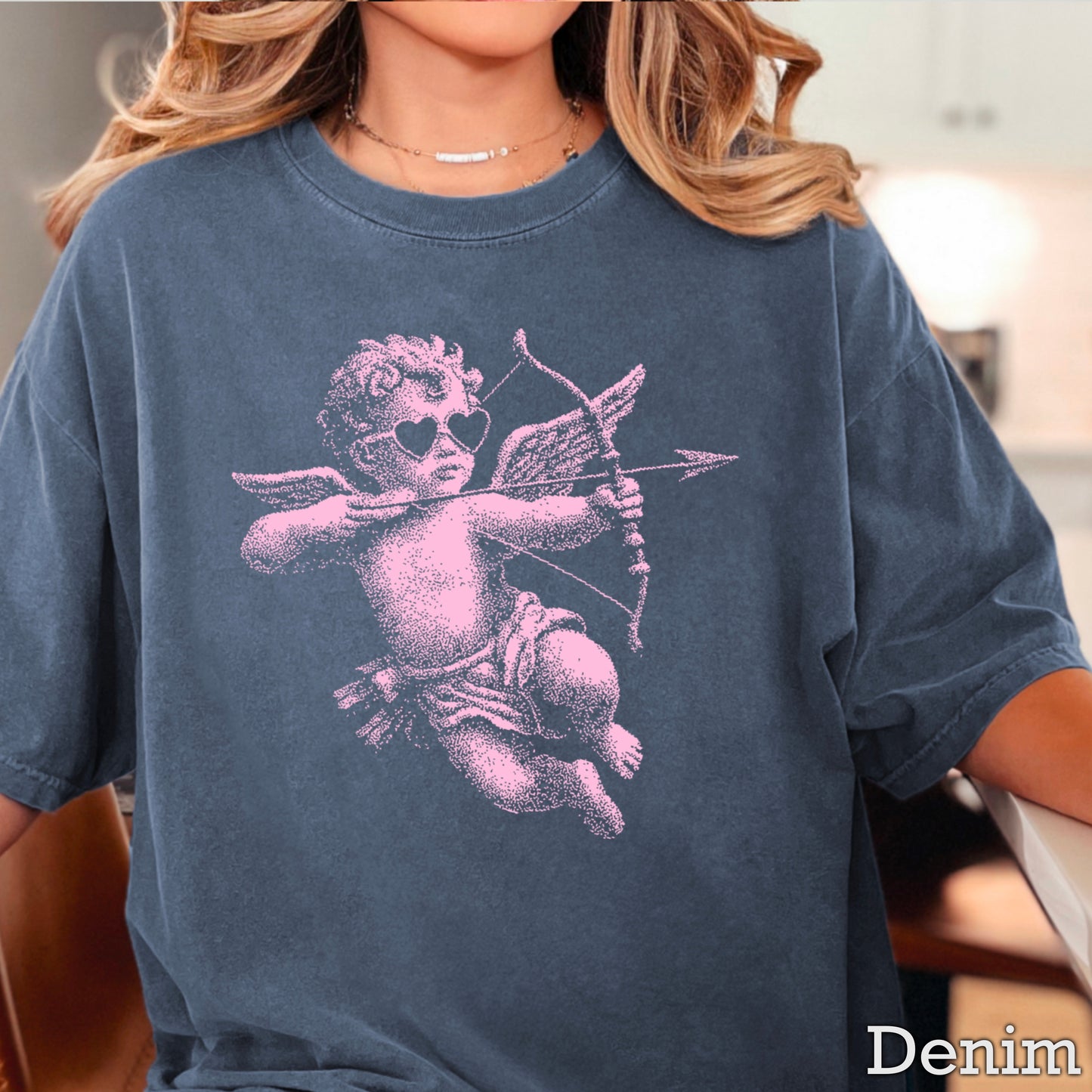 Halftone Valentine’s Day Comfort Color Graphic Tee