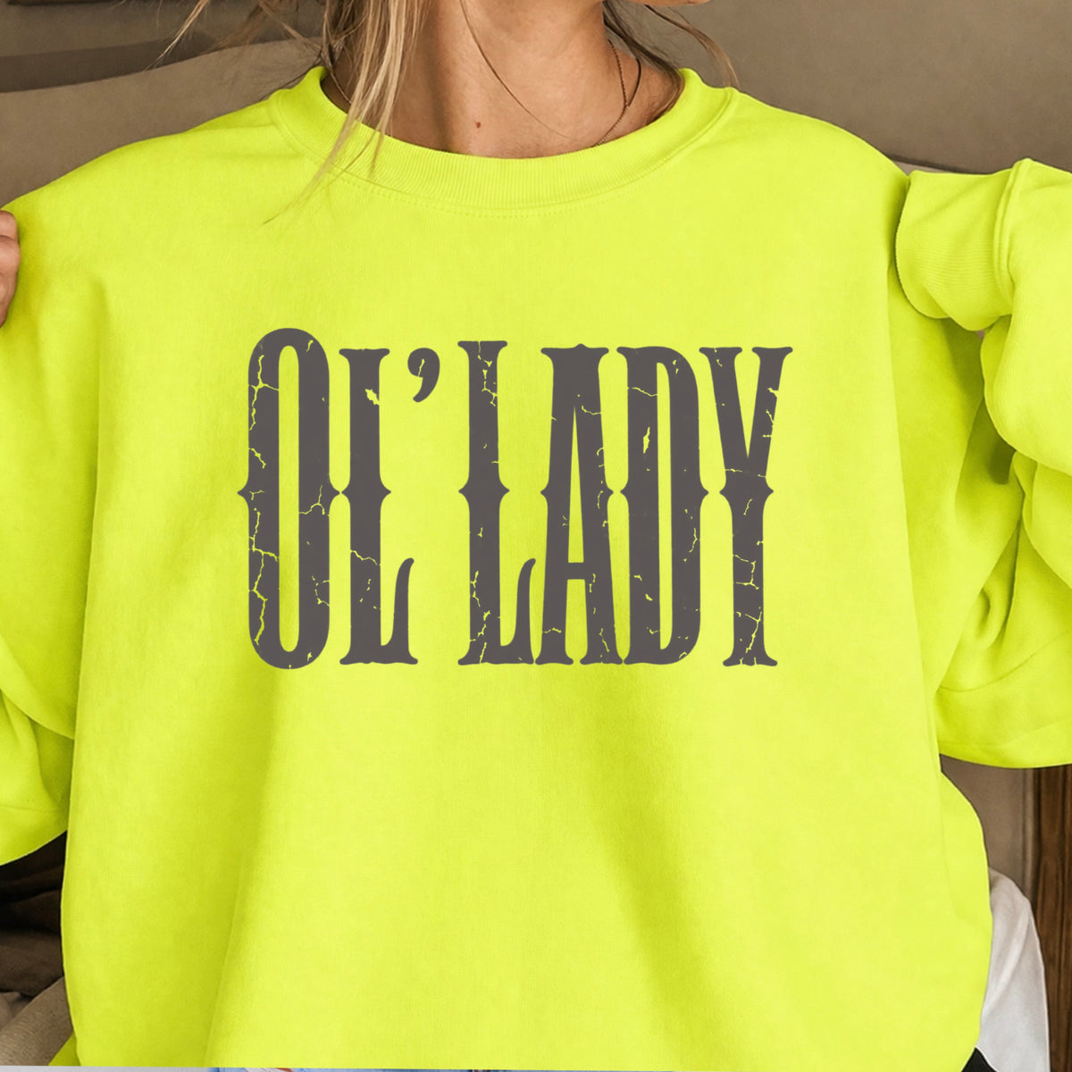 Ol’ Lady Crewneck Sweatshirt