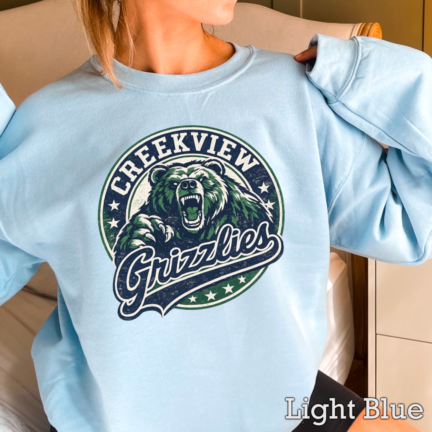 Creekview Grizzlies Crewneck Sweatshirt