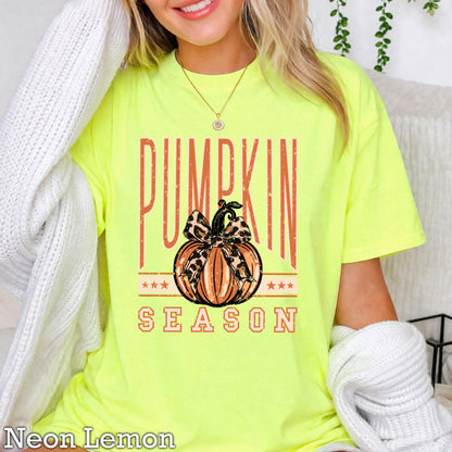Pumpkin Season Comfort Color Graphic Tee