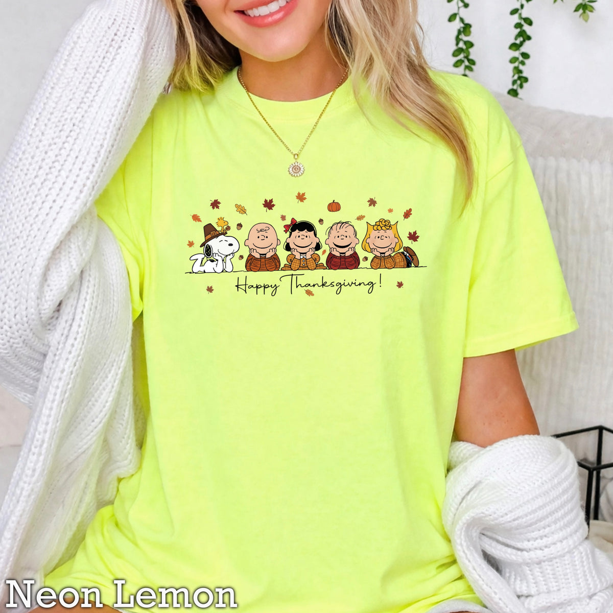 Happy Thanksgiving Comfort Color Graphic Tee