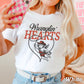 Wranglin Hearts Valentine’s Day Comfort Color Graphic Tee