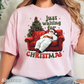 Just Waiting For Christmas Comfort Color Graphic Tee