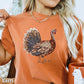 Faux Rhinestone Turkey Comfort Color Graphic Tee