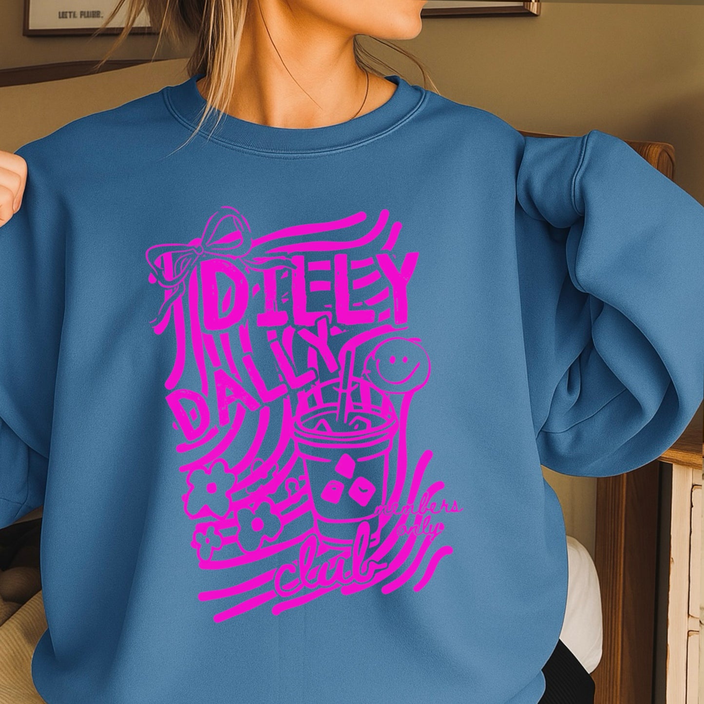 Dilly Dally Club Crewneck Sweatshirt