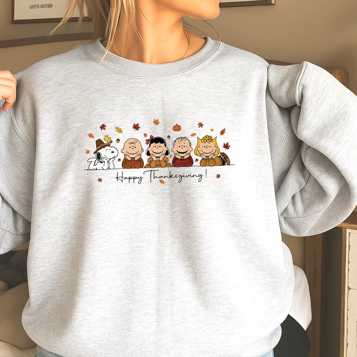 Happy Thanksgiving Crewneck Sweatshirt