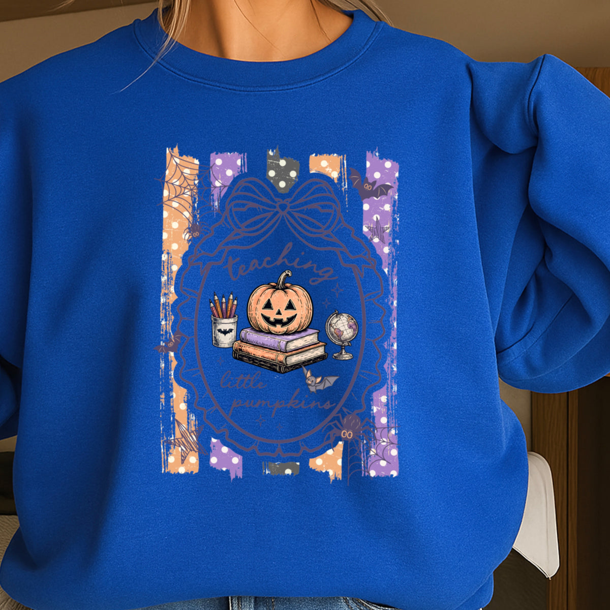 Teaching Little Pumpkins Halloween Sweatshirt