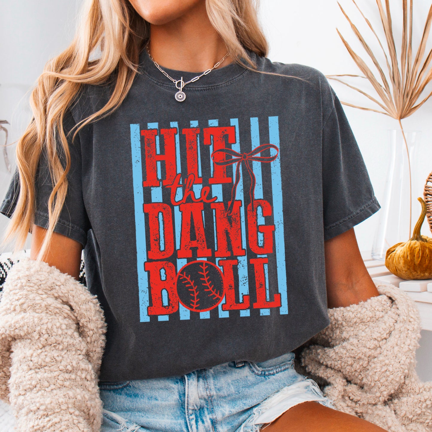 Hit The Dang Ball Comfort Color Graphic Tee