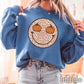 Leopard Face Pumpkin Crewneck Sweatshirt