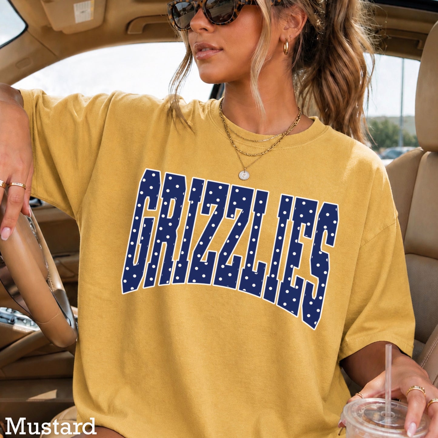 Grizzlies Comfort Color Graphic Tee