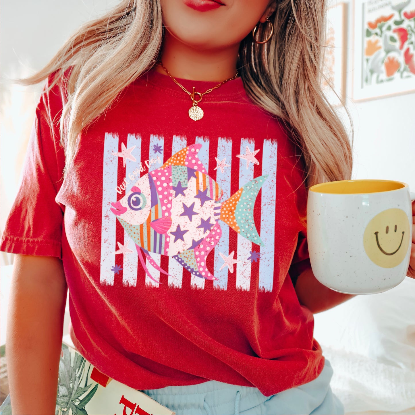 Reel Good Day Comfort Color Graphic Tee