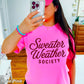 Sweater Weather Society Comfort Color Graphic Tee