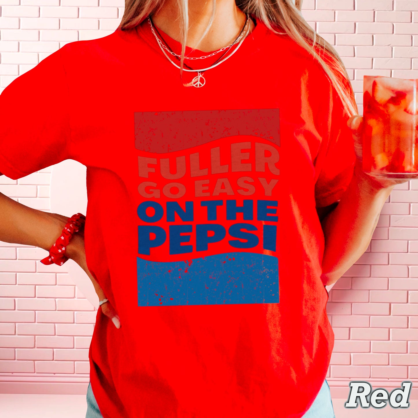 Fuller Go Easy On The Pepsi Comfort Color Graphic Tee