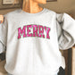 Merry Real Spangles Christmas Crewneck Sweatshirt