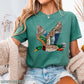 Faux Rhinestone Mallard Duck Comfort Color Graphic Tee