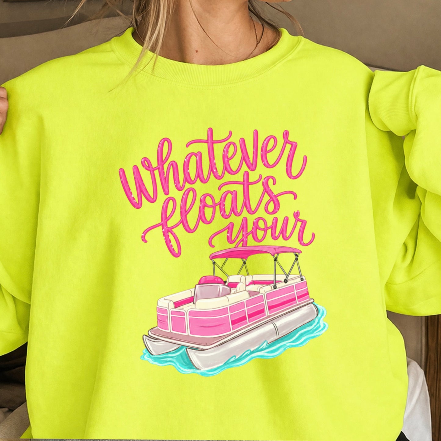 Whatever Floats Your Boat Crewneck Sweatshirt