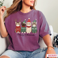 Meowy Christmas Comfort Color Graphic Tee