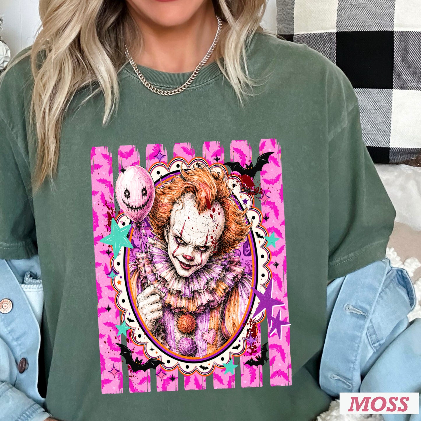 Horror Film Character Halloween Comfort Color Graphic Tee