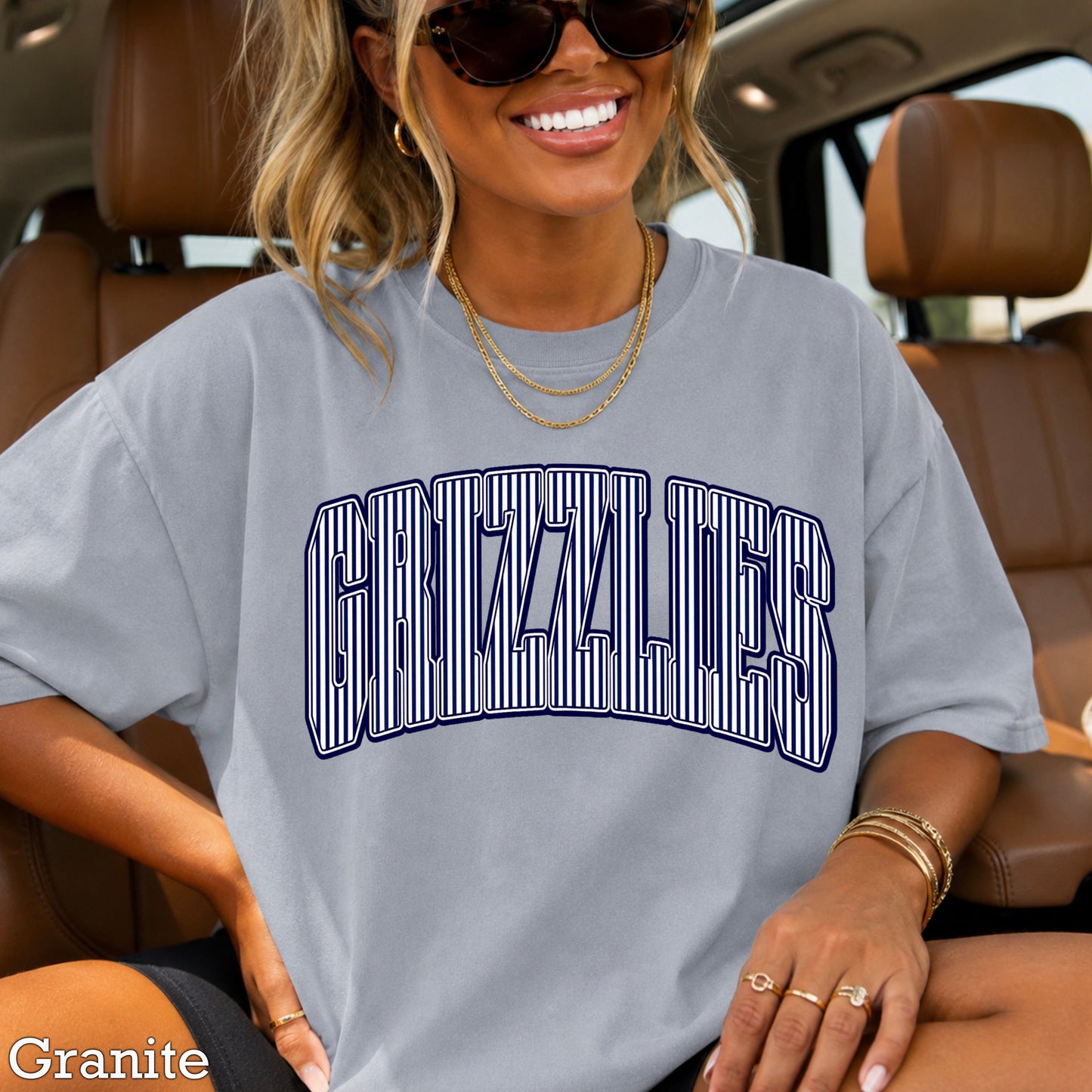 Grizzlies Comfort Color Graphic Tee