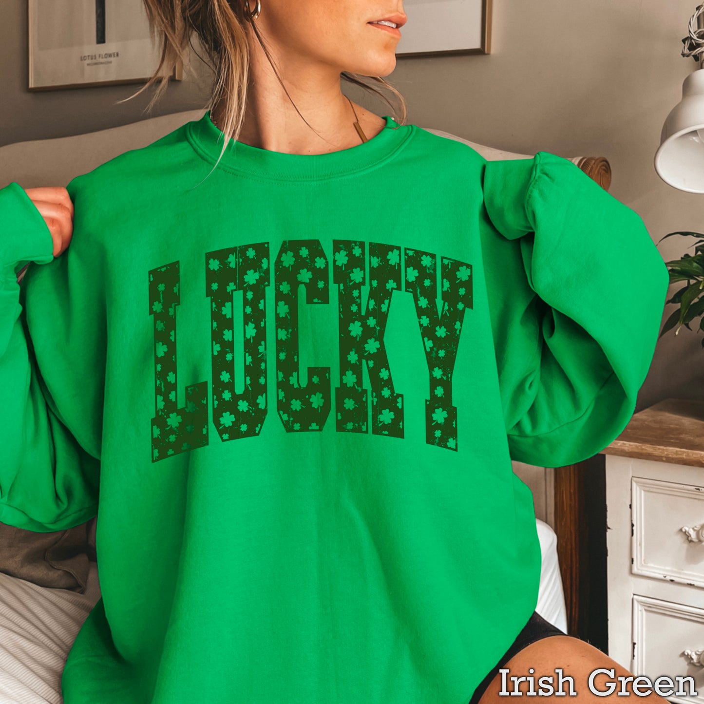 Lucky St. Patrick’s Day Crewneck Sweatshirt