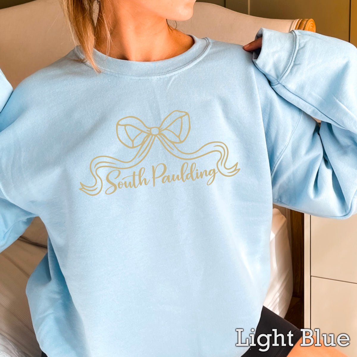 Spartans Coquette Bow Crewneck Sweatshirt