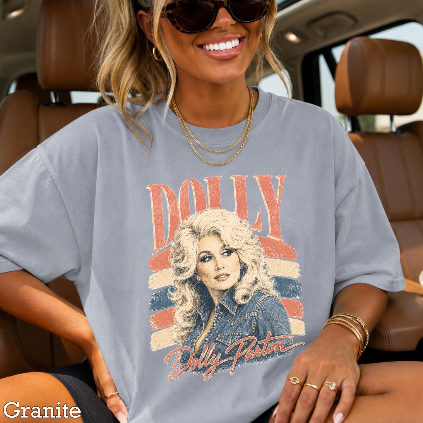 Retro Dolly Comfort Color Graphic Tee