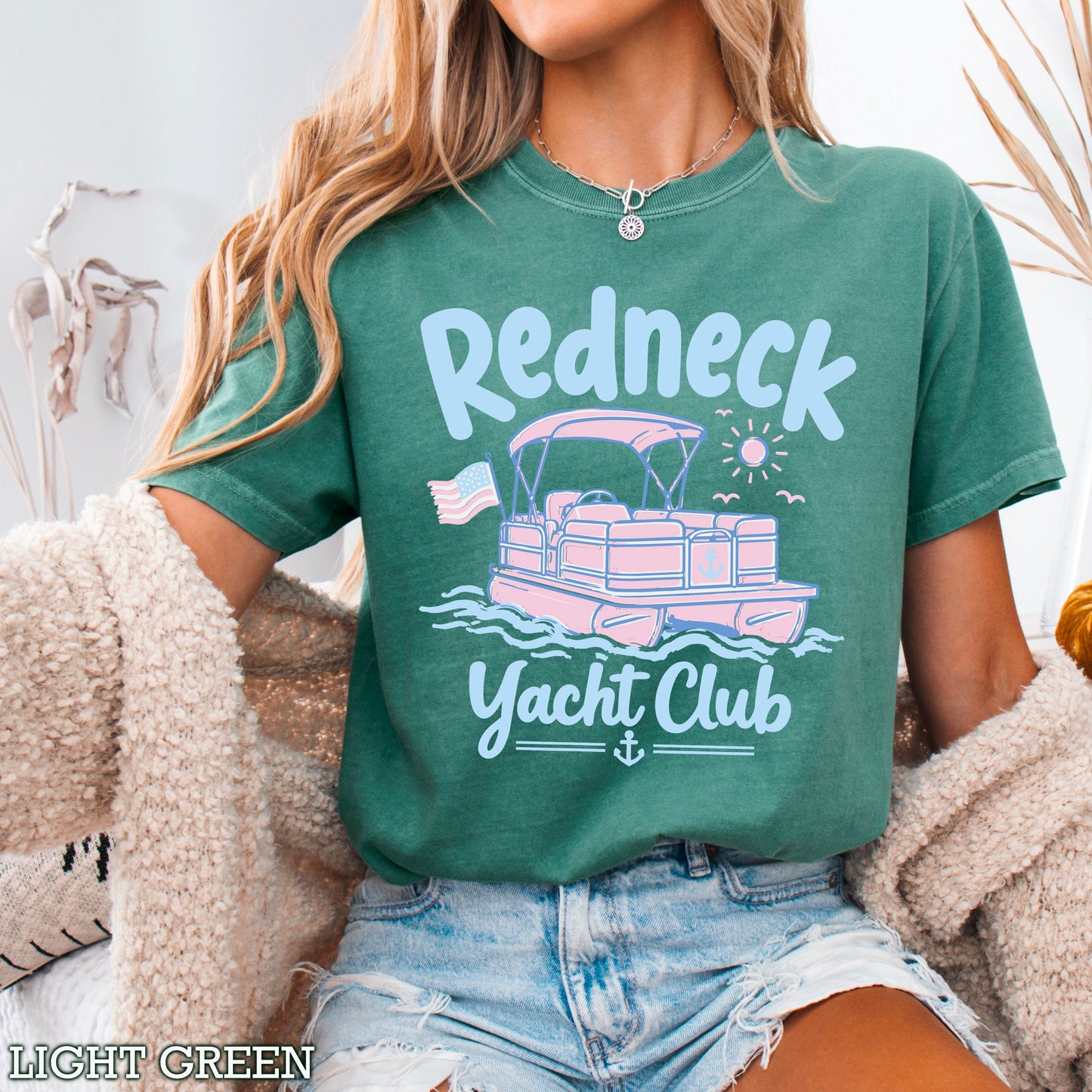 Redneck Yacht Club Comfort Color Graphic Tee