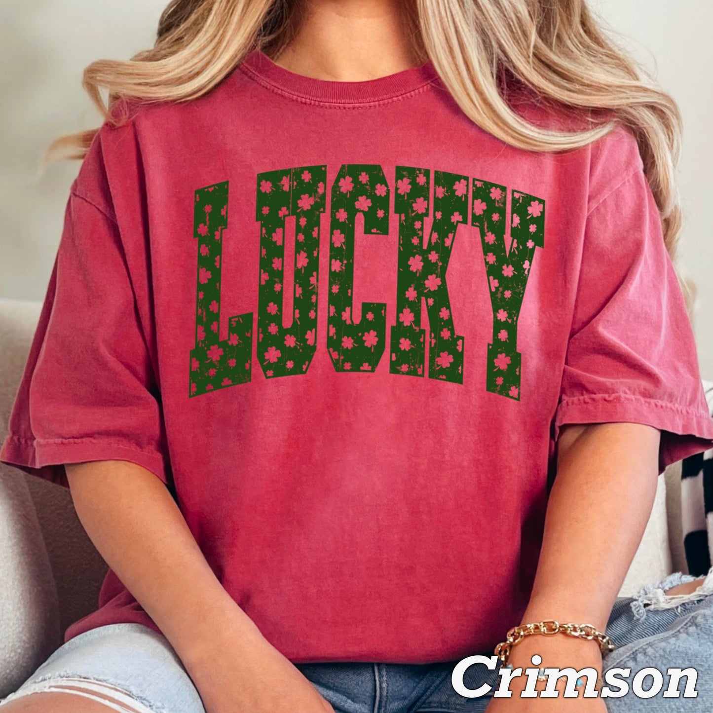 Lucky St. Patrick’s Day Comfort Color Graphic Tee