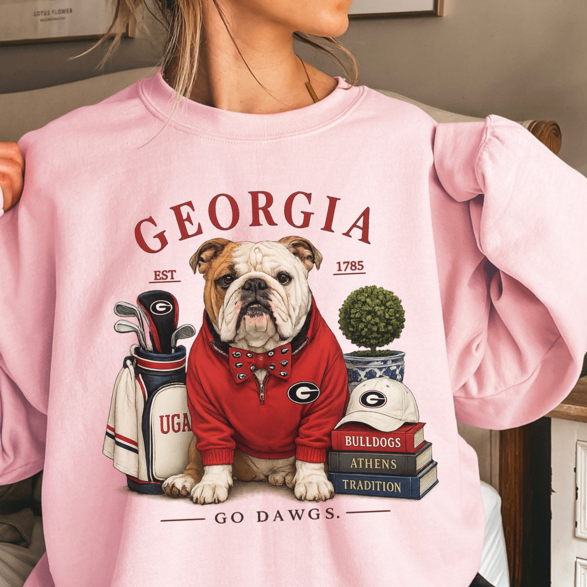 Red & Black Traditions Crewneck Sweatshirt