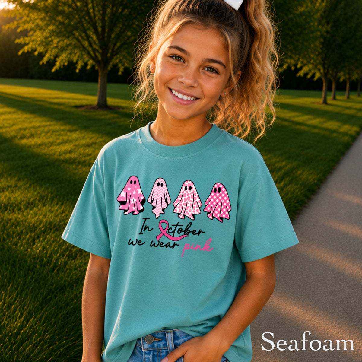 On Wednesdays We Wear Pink Youth Comfort Color T-Shirt