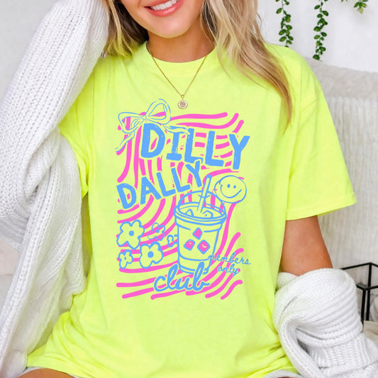 Dilly Dally Club Comfort Color Graphic Tee