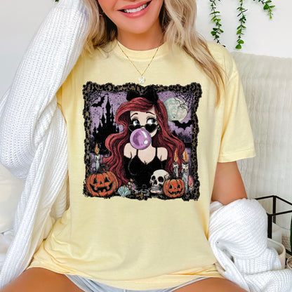Halloween Princess Halloween Comfort Color Graphic Tee