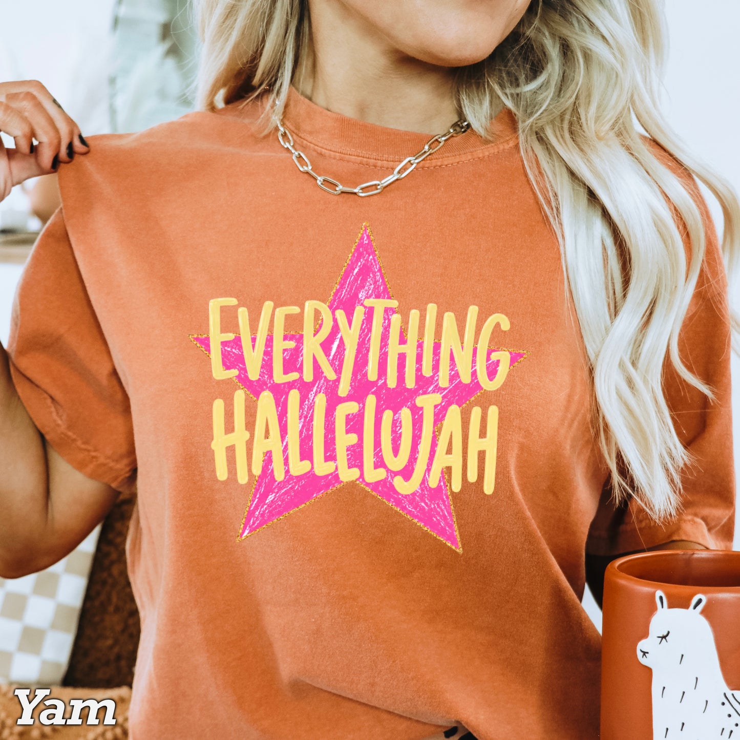 Everything Hallelujah Comfort Color Graphic Tee