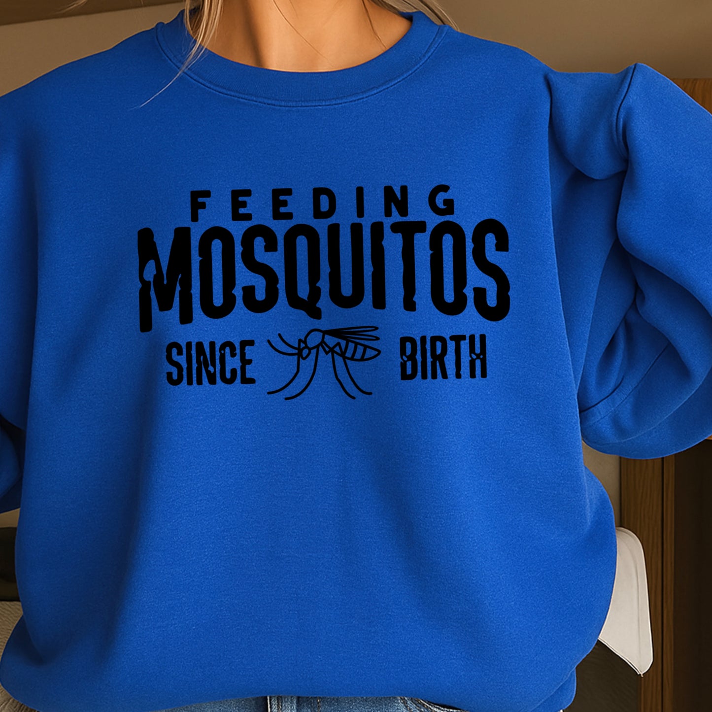 Feeding Mosquitoes Crewneck Sweatshirt