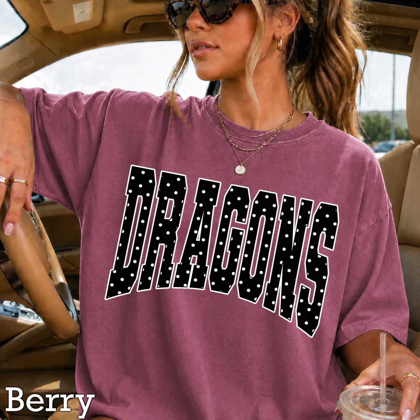 Dragons Comfort Color Graphic Tee