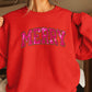 Merry Real Spangles Christmas Crewneck Sweatshirt